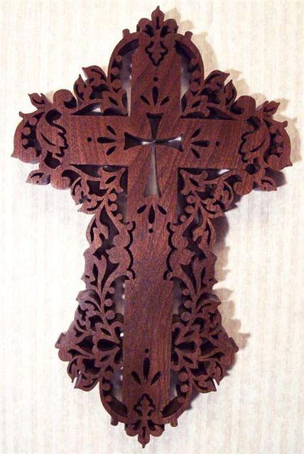 Walnut (from Moore farm) cross; Pattern from [url=http://www.scrollerltd.com/]Scroller Ltd.[/url]